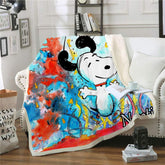Snoopy Fleece Throw Blanket